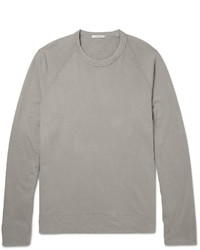 James Perse Loopback Supima Cotton Jersey Sweatshirt