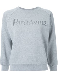 MAISON KITSUNE Maison Kitsun Parisienne Sheer Sweatshirt