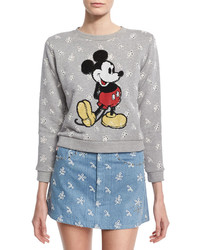 Marc Jacobs Mickey Mouse Sweatshirt Gray