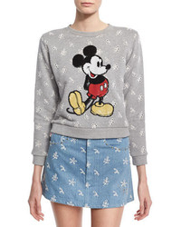 Marc Jacobs Mickey Mouse Sweatshirt Gray
