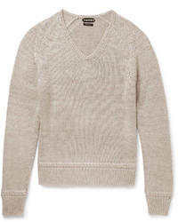 Tom Ford Mulberry Silk And Mohair Blend Sweater