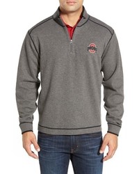 Cutter & Buck Ohio State University Buckeyes Overtime Regular Fit Half Zip Sweatshirt