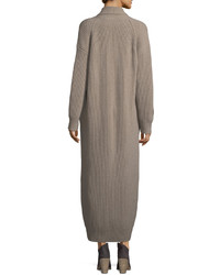 Vince Open Front Ribbed Sweater Robe