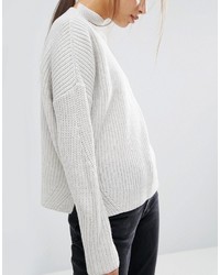 Asos Petite Petite Ultimate Chunky Sweater With High Neck