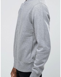 Paul Smith Ps By Sweatshirt With Bomber Collar In Regular Fit Gray
