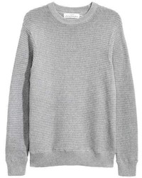 H&M Rib Knit Cotton Sweater