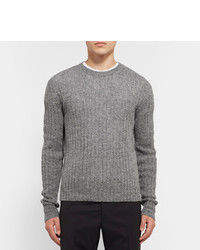 Prada Ribbed Shetland Wool Sweater