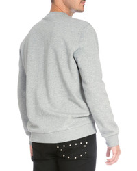 Givenchy Rottweiler Crewneck Sweatshirt Gray