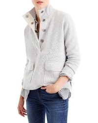 J.Crew Snap Placket Pullover Sweater
