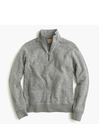 J.Crew Summit Fleece Half Zip Sweatshirt In Grey
