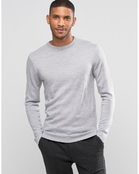 Lindbergh Sweater In Merino Wool In Gray
