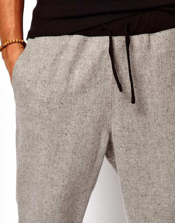 Asos Sweatpants In Textured Fabric, $65 | Asos | Lookastic