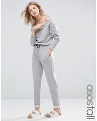 Asos Tall Asos Tall Jumpsuit With Off Shoulder In Sweat