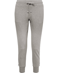 RtA Augustine Zip Detailed Cotton Terry Track Pants