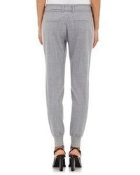 Vince Belted Jogger Pants Colorless