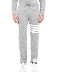 Thom Browne Block Stripe Felpa Sweatpants Grey