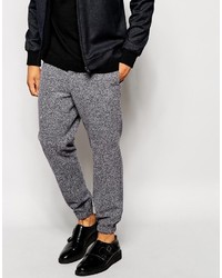 Asos Brand Skinny Fit Smart Joggers In Brushed Jersey