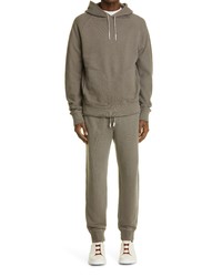 Zegna Cotton Cashmere Joggers In Grey At Nordstrom