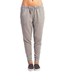 Wet Seal Cozy Cropped Terry Knit Joggers