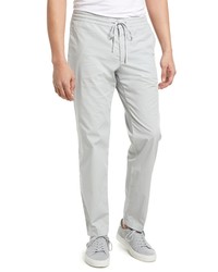 BOSS HUGO BOSS Drawstring Stretch Cotton Pants In Lightpastel Grey At Nordstrom