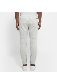 Theory Dryden Tapered Loopback Cotton Jersey Sweatpants