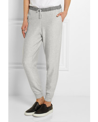 Duffy Cotton Blend Terry Track Pants