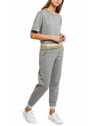Opening Ceremony Fleece Back Terry Elastic Logo Fitted Sweatpant