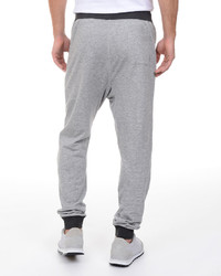 2xist French Terry Drop Inseam Sweatpants Light Gray