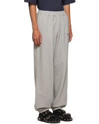 Vetements Gray Cotton Lounge Pants
