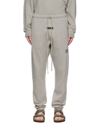 Essentials Gray Cotton Lounge Pants