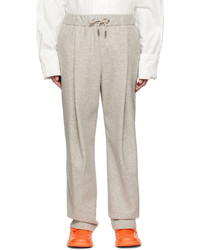 Wooyoungmi Gray Pleated Lounge Pants