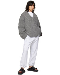 We11done Gray Relaxed Fit Lounge Pants