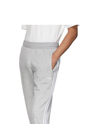 adidas Originals Grey 3 Stripe Lounge Pants