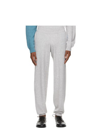 Frenckenberger Grey And Blue Cashmere Hotoveli Lounge Pants