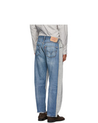Bless Grey And Blue Vintage Jogging Jeans Lounge Pants