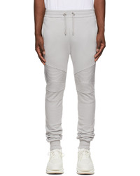 Balmain Grey Cotton Lounge Pants