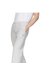 Champion Reverse Weave Grey Elastic Cuff Lounge Pants