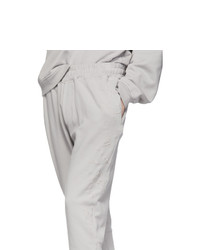 Haider Ackermann Grey Embroidered Jogging Lounge Pants