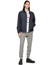 Moncler Grey Embroidered Lounge Pants