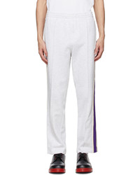 Clot Grey Embroidered Track Pants
