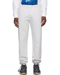 Off-White Grey Slim Diag Outline Lounge Pants