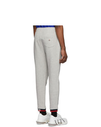 Moncler Grey Striped Lounge Pants