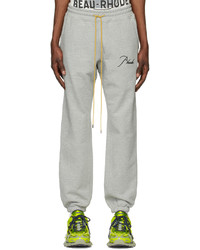 Rhude Grey Terry Lounge Pants