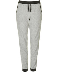 Topshop Grey Towelling Loungewear Joggers With Contrast Binding And Trims 91% Cotton 9% Polyester Machine Washable