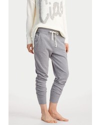 aerie Heather Fawn Rie Contrast Pocket Skinny Jogger Jogging Pants