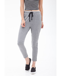 Forever 21 Heathered Drawstring Joggers