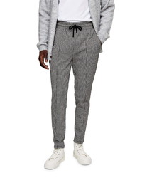 Topman Houndstooth Classic Fit Joggers