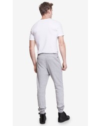 Express Jogger Heather Gray Double Knit Pant