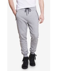 Express Jogger Heather Gray Double Knit Pant
