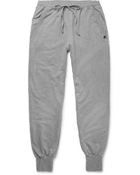 Hanro Luis Slim Fit Tapered Loopback Stretch Cotton Jersey Sweatpants